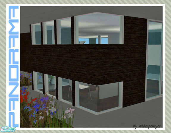 Sims 2 — Panorama  - Top/Bottom Single Right Corner by wideopeneyes — These can be used to make your windows fit into