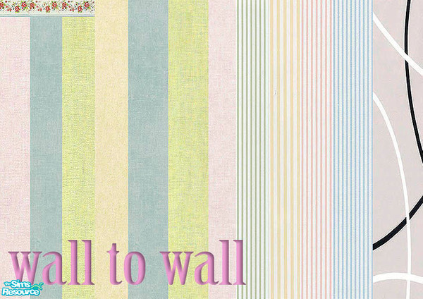Sims 2 — openhouse Silk WallPaper by openhousejack — 12 different silk wall papers