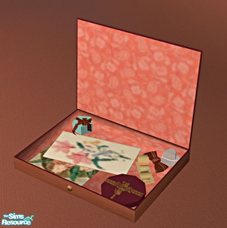 Sims 2 — Shabby Chic for Spring- RC- Keepsake Box by mom_of2boyz — This is a recolor of Shabby Chic for Spring, by