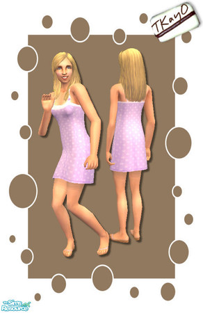 Sims 2 — Fun Spring Dresses by Tkayo 03 by TKayO — A cute new dress for your Sims this spring and summer. Base game
