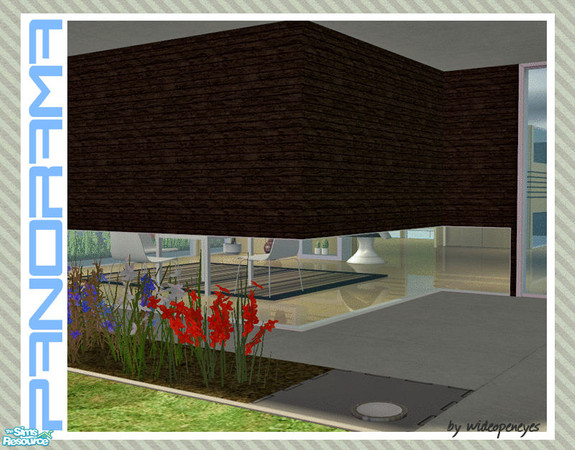 Sims 2 — Panorama - Bottom Row Seamless Left Corner by wideopeneyes — These can be used to make your windows fit into