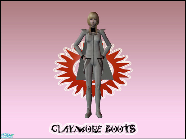 Sims 2 — Claymore Outfit Set - 1 (Boots) by ProwlerTylo — In a world where humans coexist with creatures called Yoma