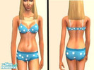 Sims 2 — guster clothes 61 by ian123456782 — this is a blue bra and undies with white pok-a-dots.Enjoy
