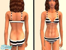 Sims 2 — guster clothes 62 by ian123456782 — this is a bra and undie with white and black lines.Happy Simming