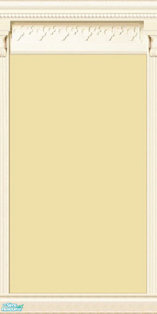 Sims 2 — jsf2CreamPanelCashcraftLPYellow by jsf — Creamy, carved Victorian style mouldings hold cashcraft\'s Little