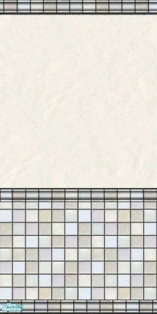 Sims 2 — Beigy Bubbles Tile Set - Beigy Bubbles Tile 1.3 by Jron — Beigy Bubbles Tile 1.3 A half-tile wall in warm beige