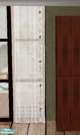 Sims 2 — Dark wood bedroom - curtain by steffor — 