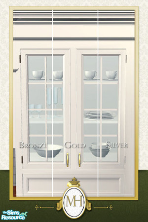 Sims 2 — MH Kitchen Tall Cabinet by phoenix_phaerie — A tall, hanging cabinet. This object requires the short cabinet