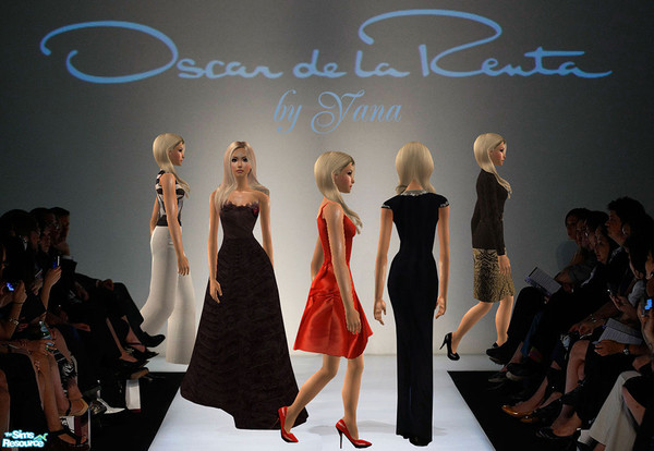 Sims 2 — №30 Oscar De La Renta by Mishu999  — Hi!Collection one of my favourite designer - Oscar De La