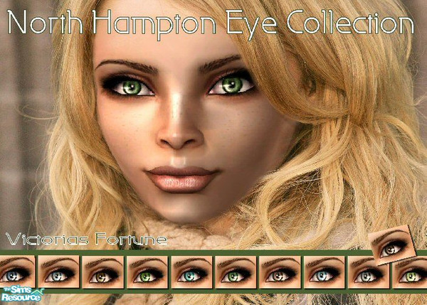 Sims 2 — VF North Hampton Eye Collection by fortunecookie1 — Here are 11 new eye colors for your most privledged sim.