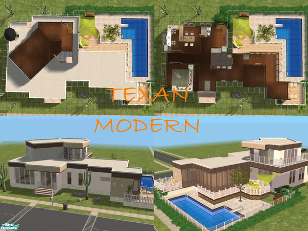 Sims 2 — TEXAN modern by super_marie3 — This amazing house is the perfect one to have good time enjoying the hot sun for