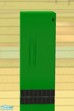 Sims 2 — green kitchen - Green Fridge by apemassie — :)