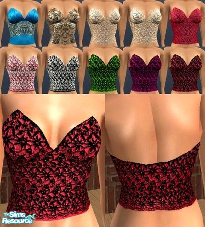 Sims 2 — Tops - Collection 1 by shushera — Сollection of corsets