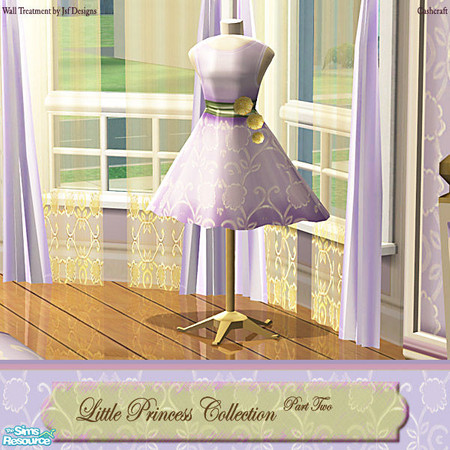 Sims 2 — Little Princess Lilac & Pink - Dressform Lilac Recol by Cashcraft — A recolor of the Little Princess Bedroom