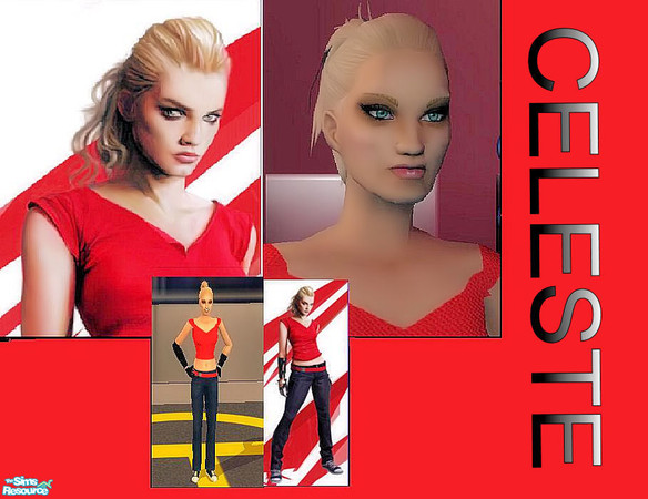 Sims 2 — Cel {Celeste} (Mirror\'s Edge) by jezebel_the_nun — Faith\'s friend and fellow runner from Mirror\'s Edge. Cel,