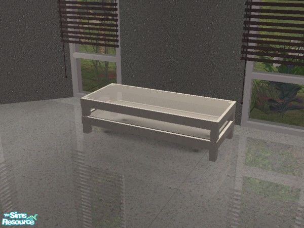 Sims 2 — MFG Ricci Becket Livingroom RC _ Plum Plaid - CoffeeTable by mightyfaithgirl —  White wood recolor of Ricci