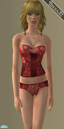 Sims 2 — Be my Valentine - rec 2 - red by Birba32 — 