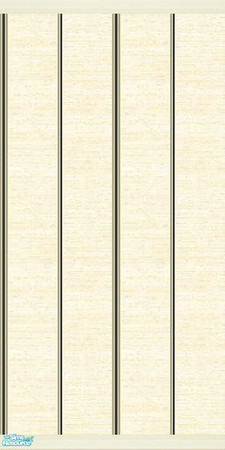 Sims 2 — Spring Leather Living - Wallpaper by Riverwillows — Pretty cream colored wallpaper with spring-green stripes.