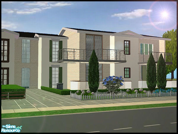 Sims 2 — 8 Apartment Units by kissme87 — 8 apartment units , they are unfurnished. Some of the part of the house is