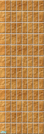 Sims 2 — Studio K Vertical Brick 02a - Golden by StudioKhagerks — 