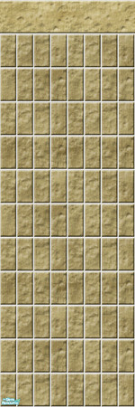 Sims 2 — Studio K Vertical Brick 03 - Dark Sand by StudioKhagerks — 