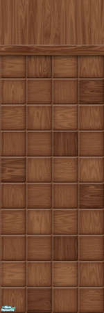 Sims 2 — Studio K Woodblock - English Chestnut by StudioKhagerks — 