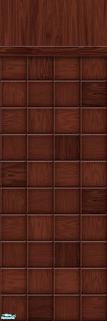 Sims 2 — Studio K Woodblock - Brazilian Rosewood by StudioKhagerks — 