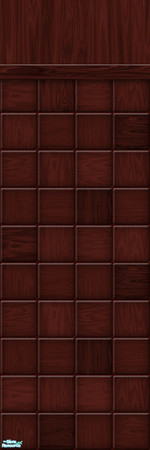 Sims 2 — Studio K Woodblock - Dutch Chocolate by StudioKhagerks — 