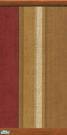 Sims 2 — Vintage Toys  - Crown & Kick by Cerulean Talon — Vintage wallpaper and carpets with rich colors and deep