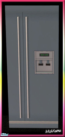 Sims 2 — NK Coldinator Fridges - Steel Blue by MoMama — A stylish refrigerator in Steel Blue.