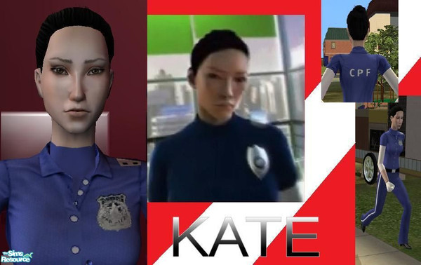 Sims 2 — Kate (Mirror\'s Edge) by jezebel_the_nun — Kate is Faith\'s sister and the only family Faith has left, though