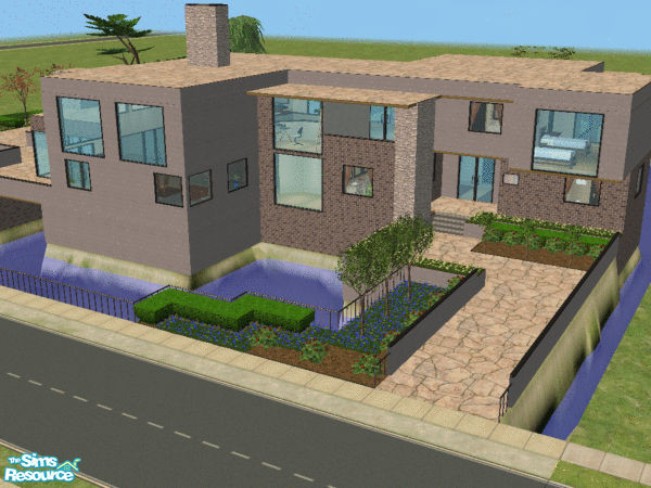 Sims 2 — Clydepark Drive by skagrl7250 — 4 bedrooms, 3 bathrooms, open floor plan, garage/workshop, pool, hot tub.