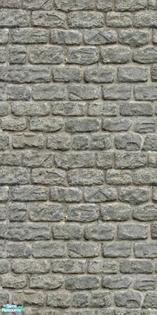 Sims 2 — Natural Old Stone Set - Wall 06 by ayyuff — Cost:2