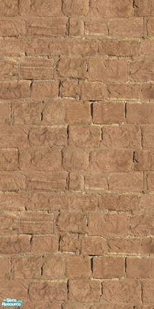 Sims 2 — Natural Old Stone Set - Wall 04 by ayyuff — Cost:2