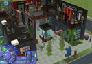 Sims 2 — Bar, clothes shop, cafe and Gym all in one place, how easy! by fiink_tink — Get it all under one roof, food and