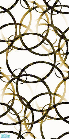 Sims 2 — Circles - Gold Circles by Midnight222 — Gold circular pattern. Melds seamlessly. Part of my Circles Set