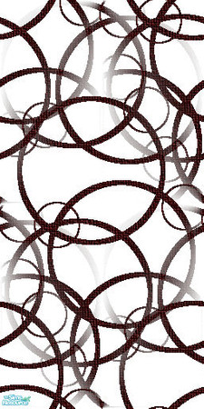 Sims 2 — Circles - Brown Circles by Midnight222 — A brown circular pattern that melds seamlessly. Part of my Circles Set