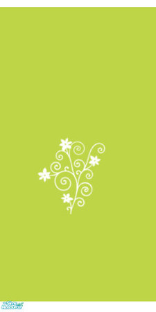 Sims 2 — White & Green - Green4 by juliana.brito — Part of the White & Green set of wallpaper made by me. As you