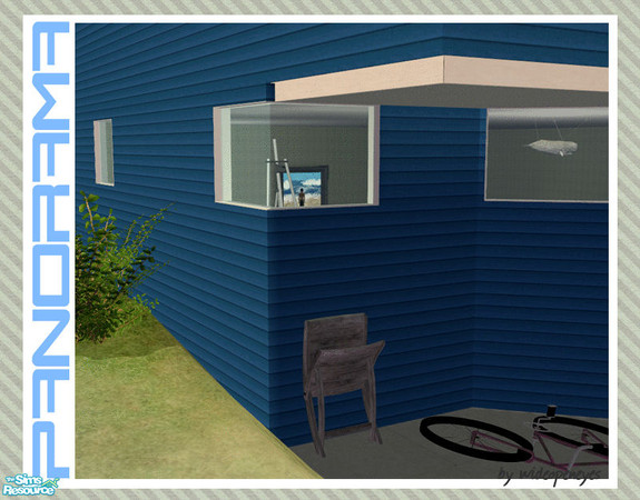 Sims 2 — Panorama - Top Row Single Left Corner by wideopeneyes — These can be used to make your windows fit into corners.