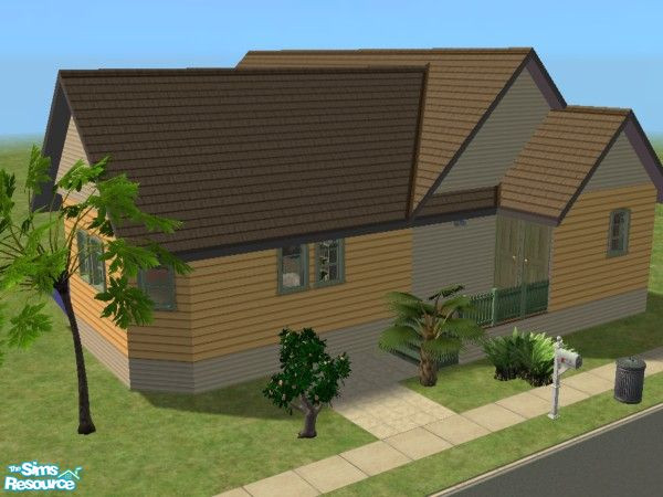 Sims 2 — Starter house by Dyusha — Basic house for a family of two. Includes everything necessary for living.
