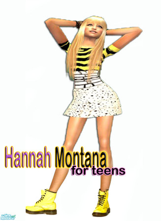 Sims 2 — Hannah Montana for teens by shazifraz — This was a request from mimilloudu13.This is completely for teens.