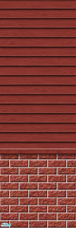 Sims 2 — Studio K Subtle Wood & Light Brick - Chile by StudioKhagerks — 