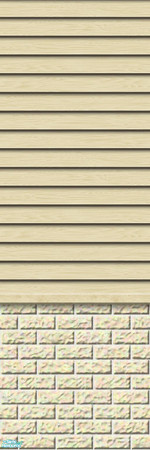 Sims 2 — Studio K Subtle Wood & Light Brick - Honey by StudioKhagerks — 