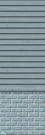 Sims 2 — Studio K Subtle Wood & Light Brick - Aegean by StudioKhagerks — 