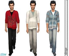 Sims 2 — EKN Set - 34 by ekinege — Hoodies for teens! No EPs are required. Everyday&Outerwear