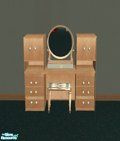 Sims 2 — Boston Bedroom - Hickory - vanity by ead425 — 