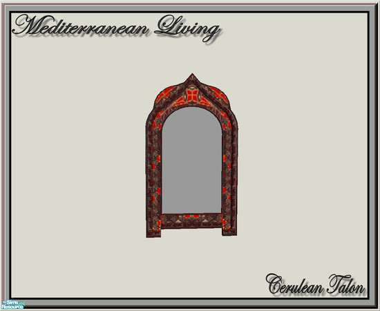 Sims 2 — Mediterranean Living Room - Mirror by Cerulean Talon — Dreaming of exotic places, or maybe you already live