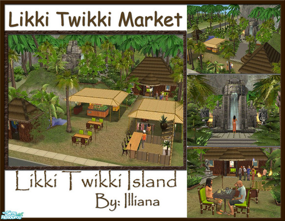 Sims 2 — Likki Twikki Market - Temple of Jumbok IV by Illiana — Visit the Temple of Jumbok, but be sure your aspiration
