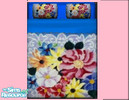 Sims 2 — Floral lace bedding by mamak — A pretty and lacy bedding