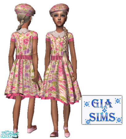 Sims 2 — Easter hat 1 - B87f8436 Mar24hat1 by giasims — Matching hat for easter dress 